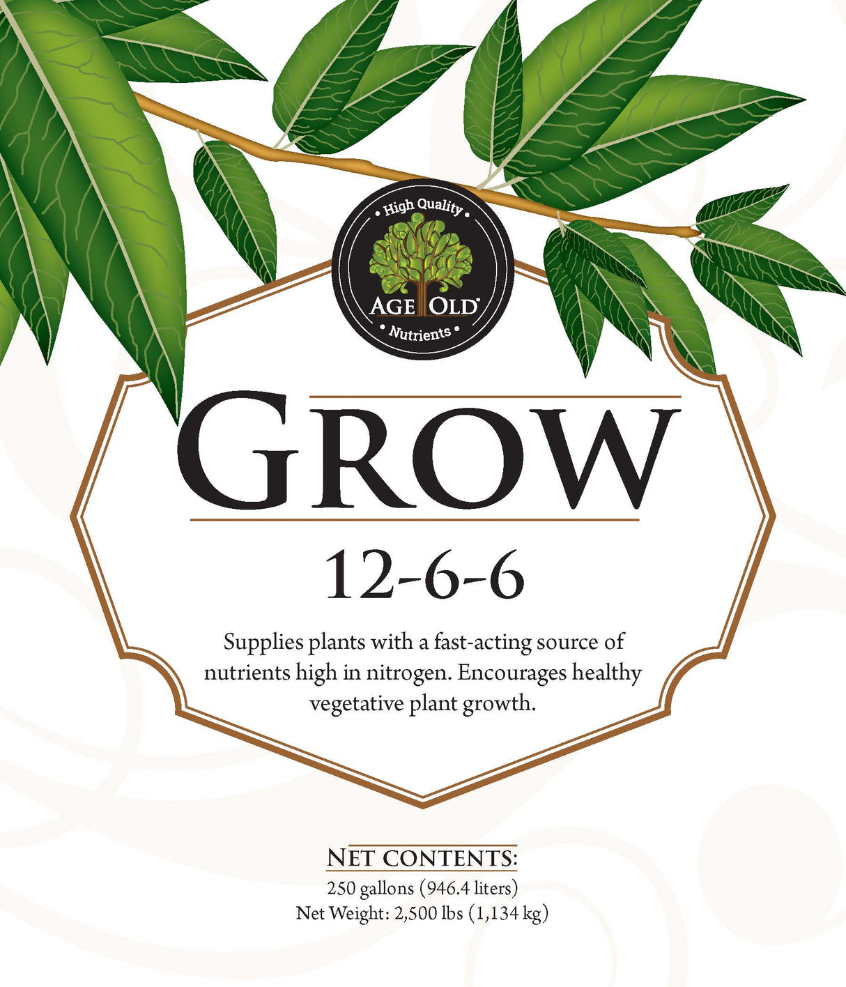 Age Old Liquid Grow 250 Gallon - Special Order