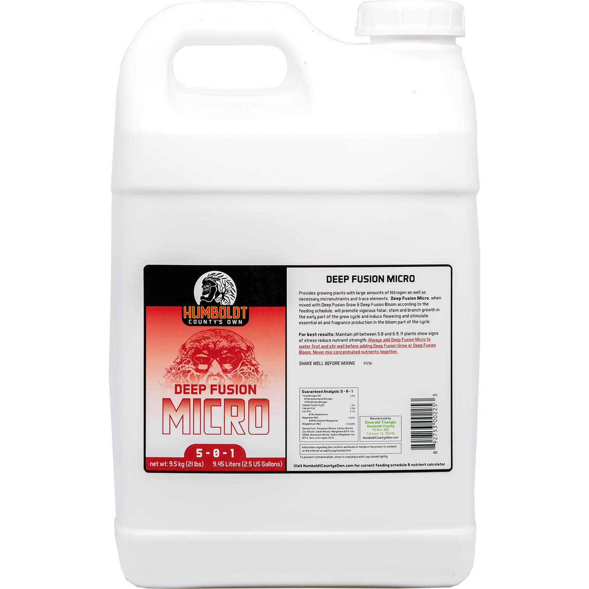 Deep Fusion Fertilizer Micro 2.5 Gallon