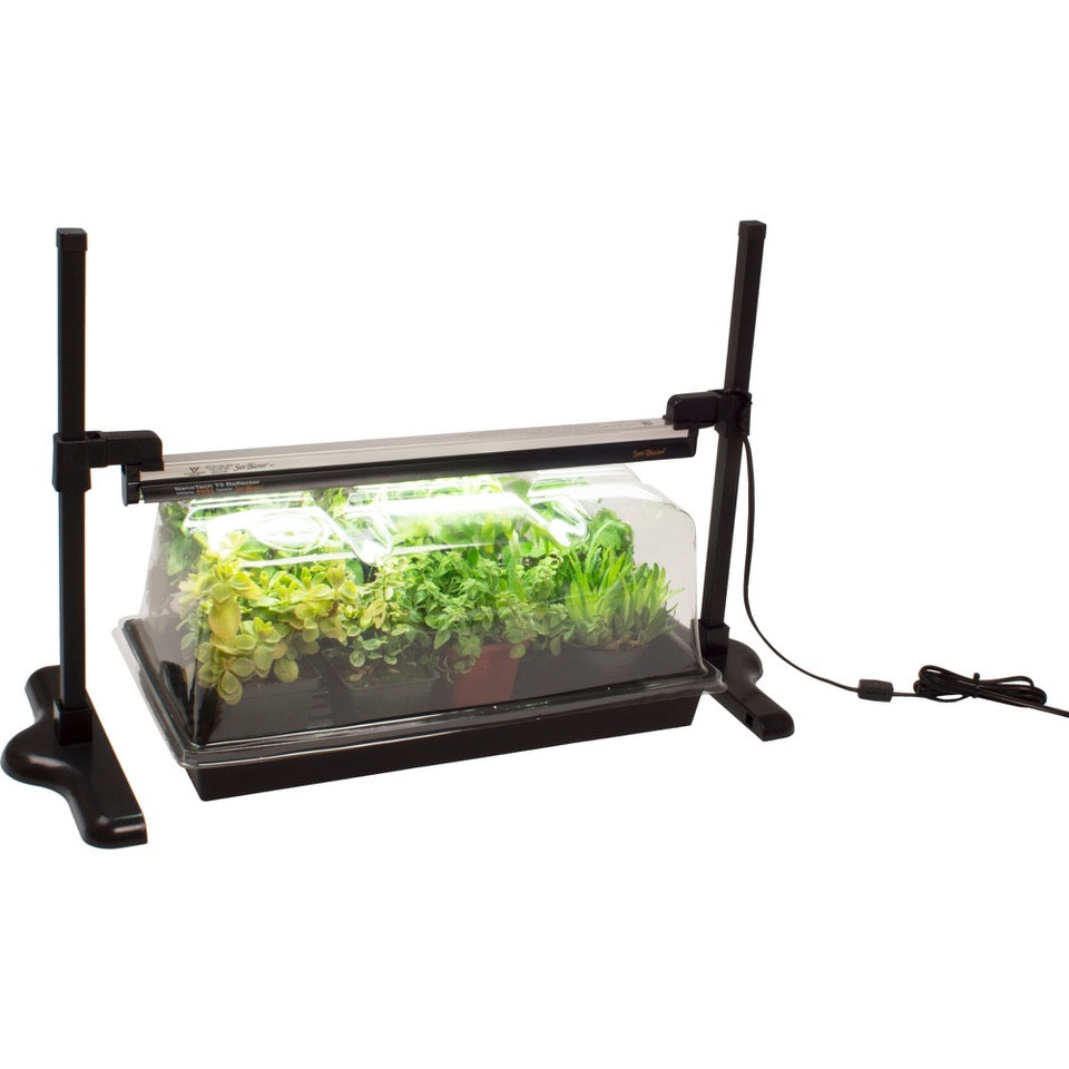 SunBlaster T5HO Mini Greenhouse Kit w-Stand