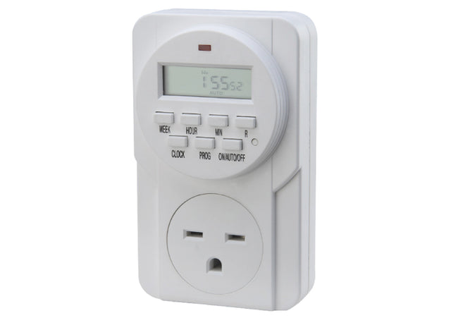 UltraGrow 240V Digital Timer with Single Outlet