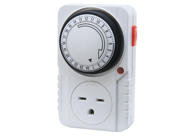 UltraGrow 240V Mechanical Timer with Single Outlet
